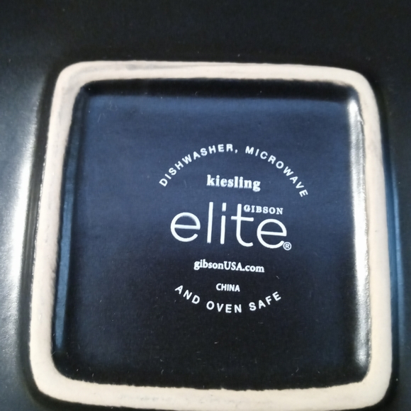 🎻Gibson "Kiesling" Square Dinner Plates🍱 Set Of 4 Vintage,Like 🆕,Nice Gift 🎁 - Picture 8 of 14